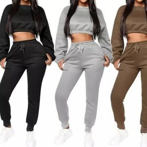 Cropped sweat suits